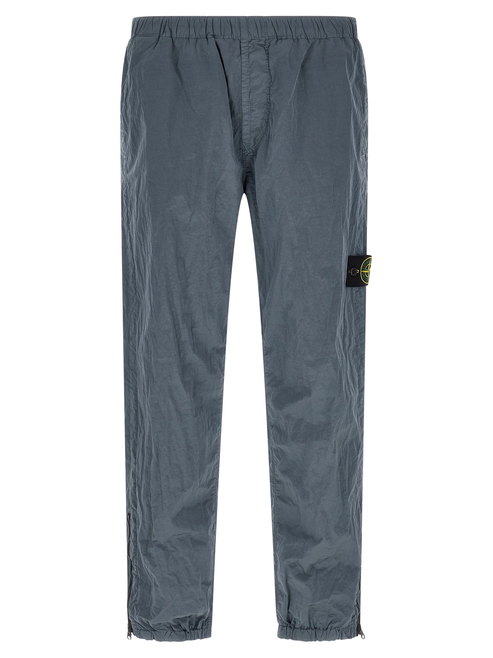 Nylon Metal Fabric Joggers with Elastic Cuffs