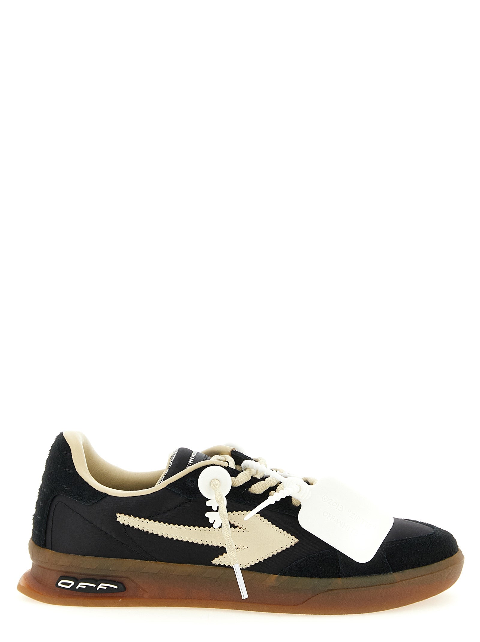 Nylon and Suede Sneakers with Comfort Features