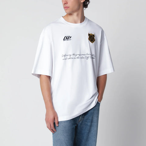 Off White Off-White™ Off-White white T-shirt with logo prints