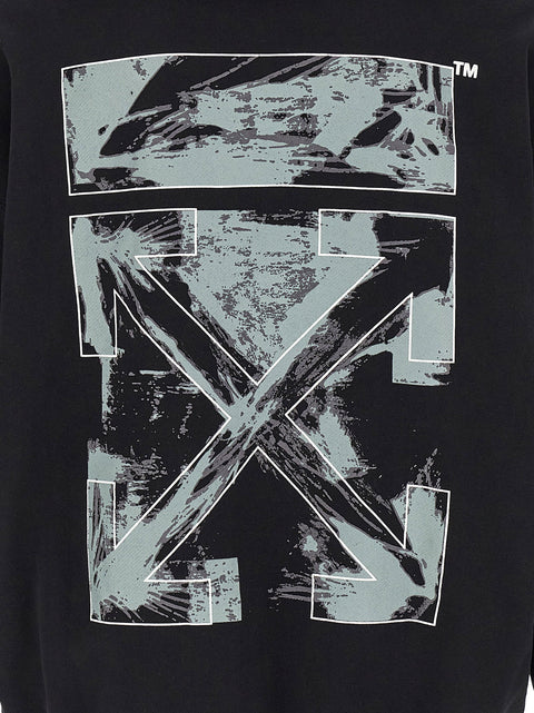 Off White Paint Arrow Skate Hoodie