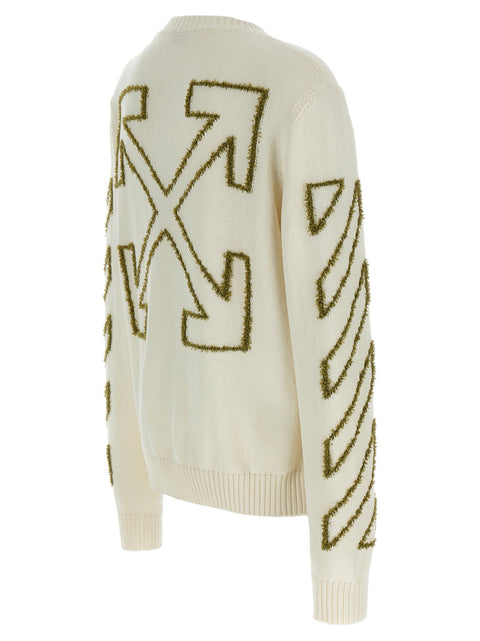 Off White Diag Outline Sweater