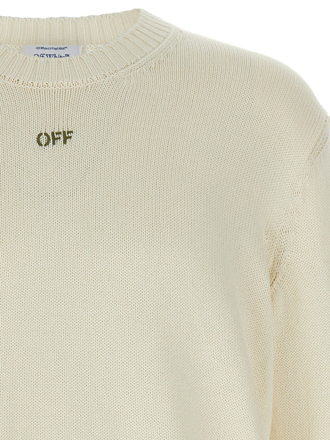 Off White Diag Outline Sweater