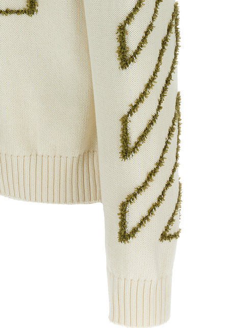 Off White Diag Outline Sweater