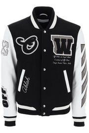 Off-White Lea Varsity Bomber Jacket-OFF-WHITE-48-Urbanheer
