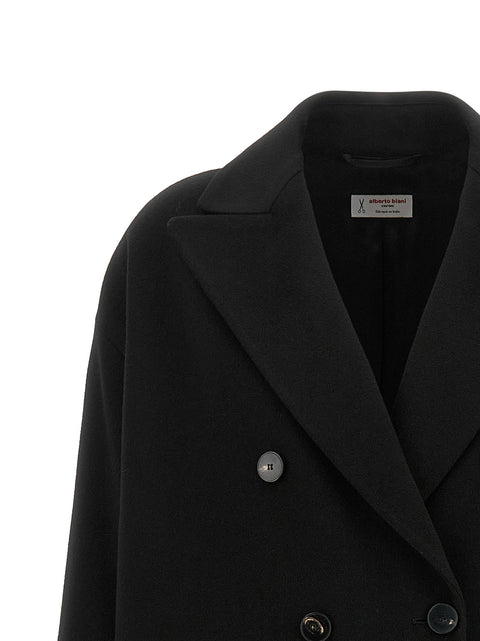 Alberto Biani Double-breasted Wide Coat