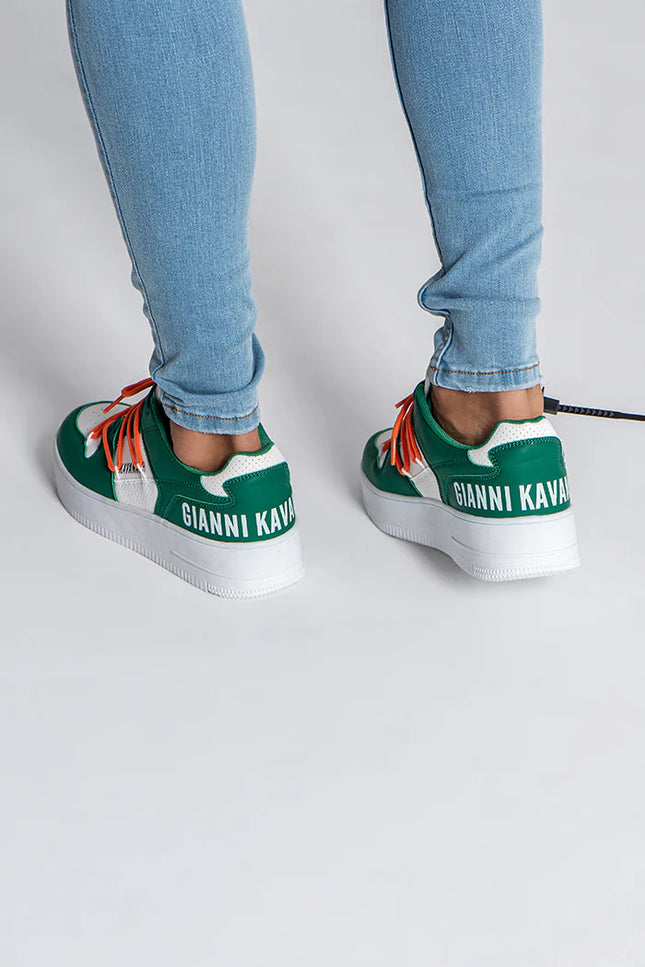 Green Wrapped Sneakers-Sneakers-Gianni Kavanagh-Urbanheer
