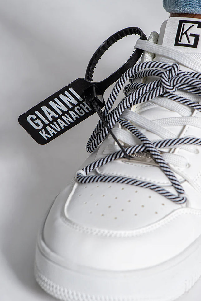 White Wrapped Sneakers-Sneakers-Gianni Kavanagh-Urbanheer