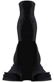 Solace London Neva Tube Dress With Train-Dress-Solace London-8-Black-Urbanheer