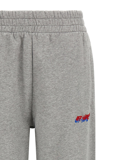 Off White Logo Embroidery Joggers