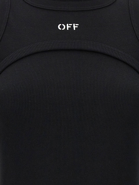 Off White Off Stamp Dress