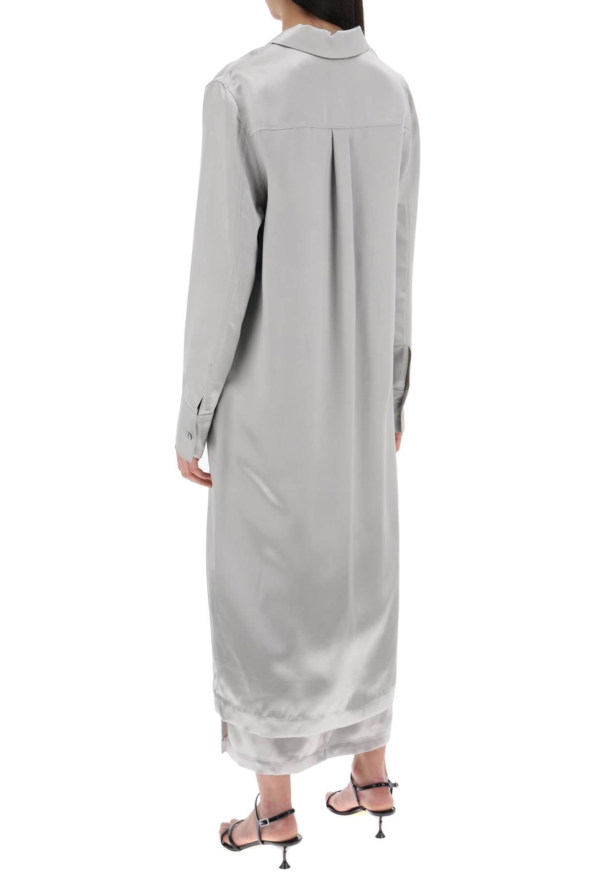 Loulou Studio "Oyat Maxi Satin-SHIRT-Loulou Studio-S-Urbanheer