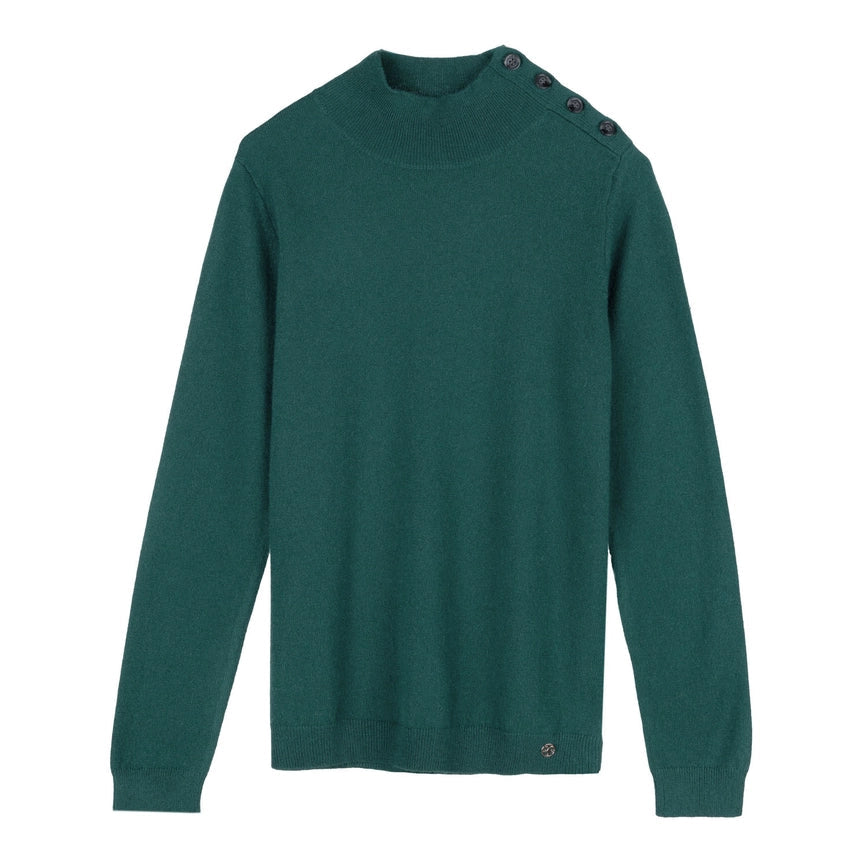 Odette Sweater Green-Sweater-Bel Cashmere S.C.-M-Green-Urbanheer