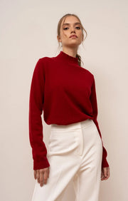 Odette Sweater Red-Sweater-Bel Cashmere S.C.-S-Red-Urbanheer