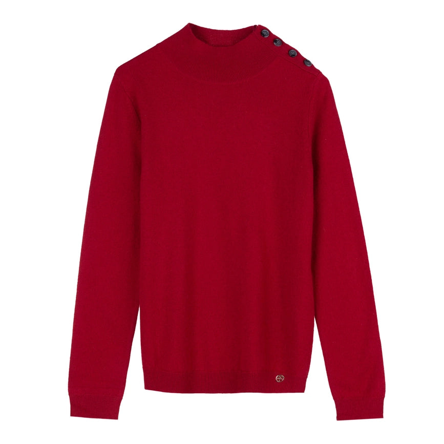 Odette Sweater Red-Sweater-Bel Cashmere S.C.-S-Red-Urbanheer