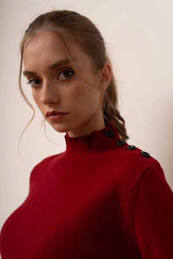 Odette Sweater Red-Sweater-Bel Cashmere S.C.-S-Red-Urbanheer