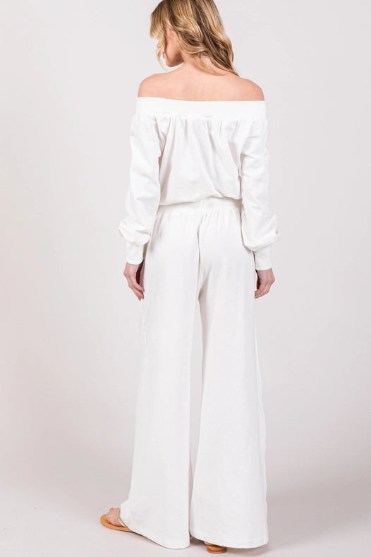 Off-The-Shoulder Slouchy Wide Leg Jumpsuit Daisy-Jumpsuit-Lara Daisy-S-Urbanheer
