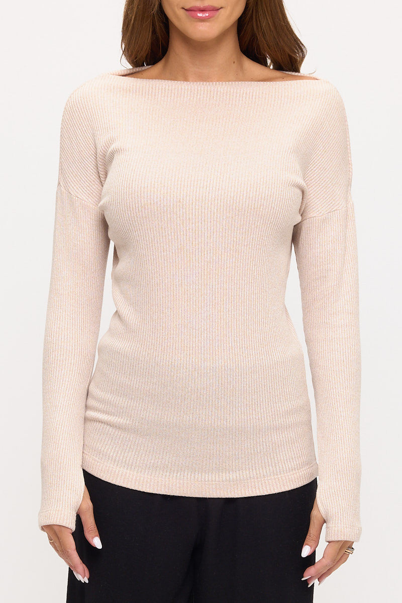 Off The Shoulder Sweater-1