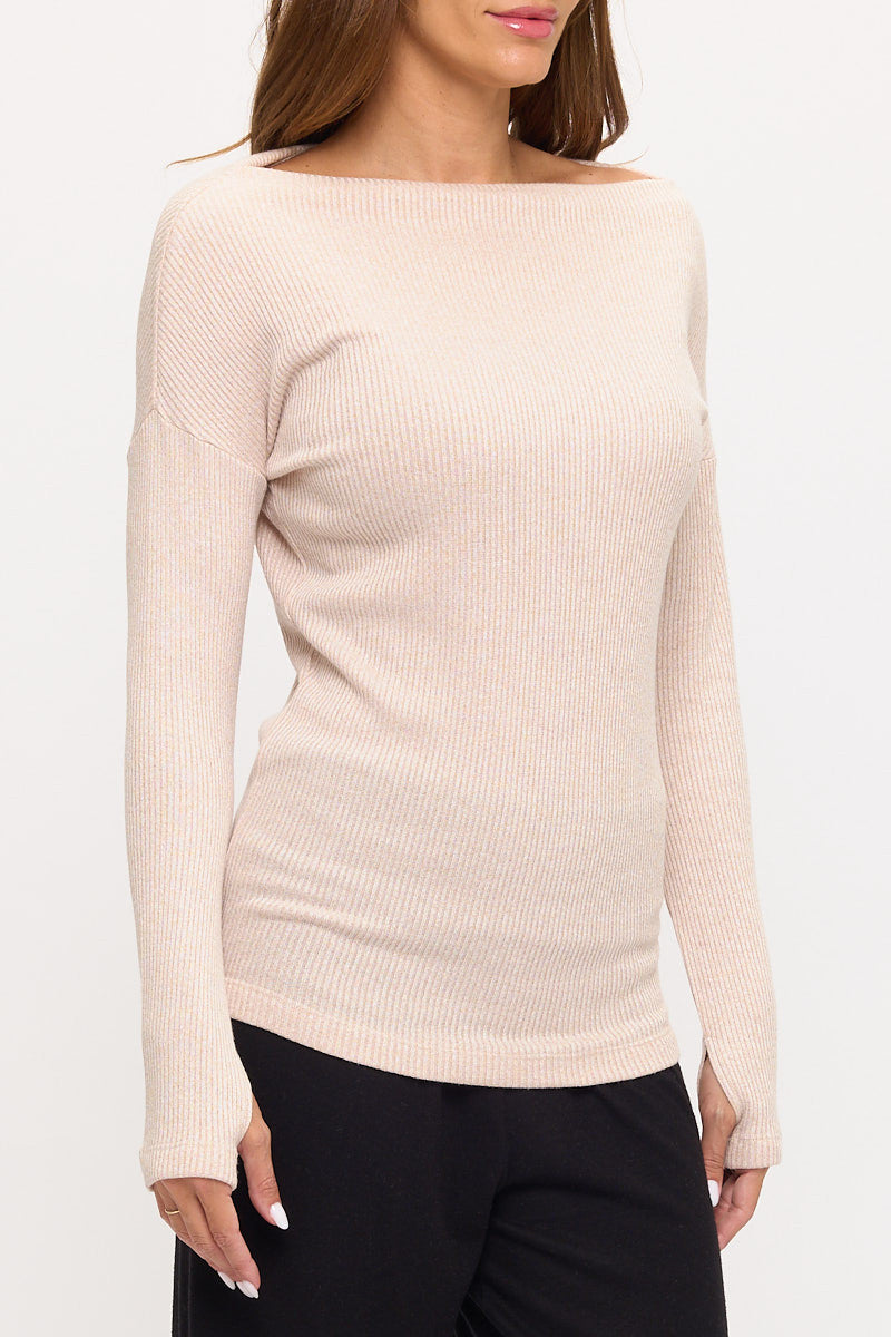 Off The Shoulder Sweater-2