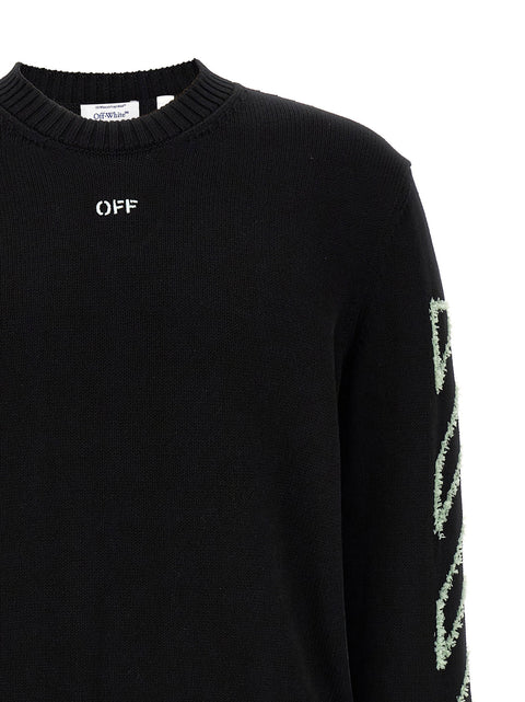 Off White Diag Outline Sweater