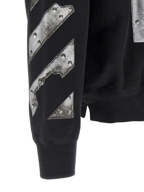 Off White Metal Arrow Skate Hoodie