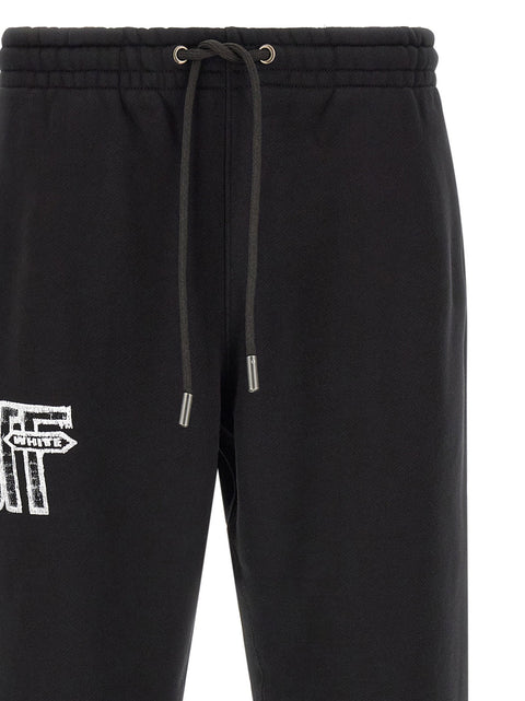 Off White Motion Arrow Cuffed Joggers