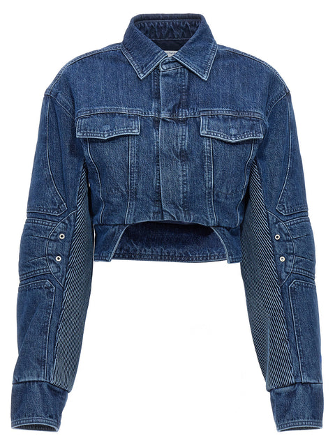 Off White Motorcycle Denim Jacket