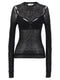 Off White Net Arrow Bralette Top