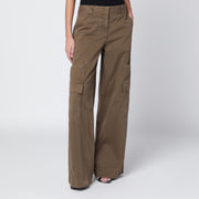 Off White Off-White™ Brown cotton cargo trousers
