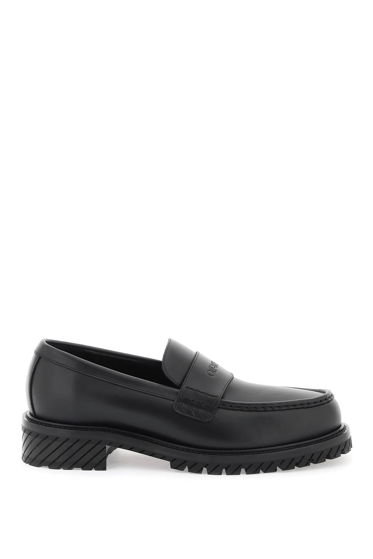 Off White Off-White leather loafers for-Moccasins-Off White-42-Urbanheer