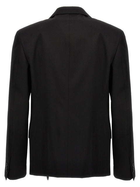 Off White Ow Embroidery Blazer