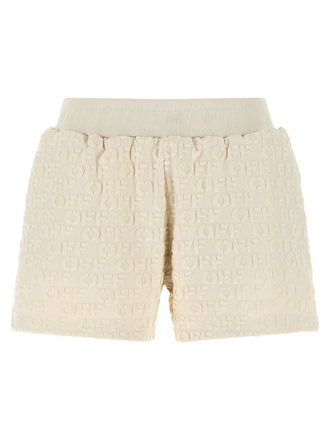 Off White Terry Shorts
