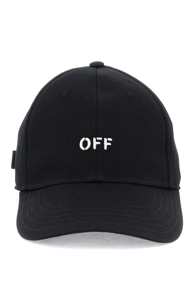 Off-white baseball cap with off logo-women > accessories > hats and hair accessories > hats-Off-White-Urbanheer