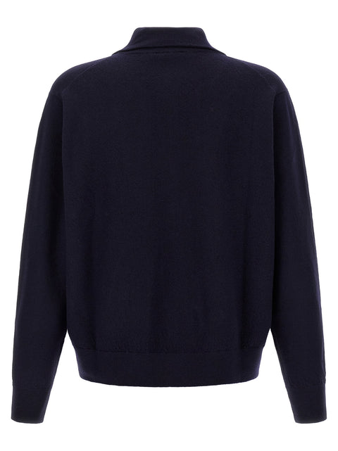 Oliver Lattughi Merino Wool Zip Sweater