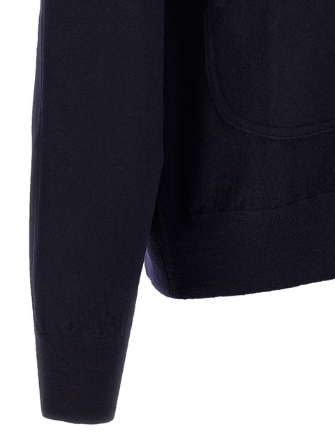 Oliver Lattughi Merino Wool Zip Sweater