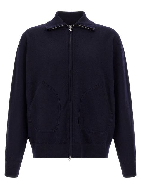 Oliver Lattughi Merino Wool Zip Sweater