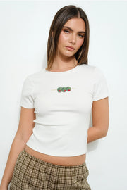 Olives Bead Tee Off-White-Tee-Pretty Garbage-S-Off-White-Urbanheer