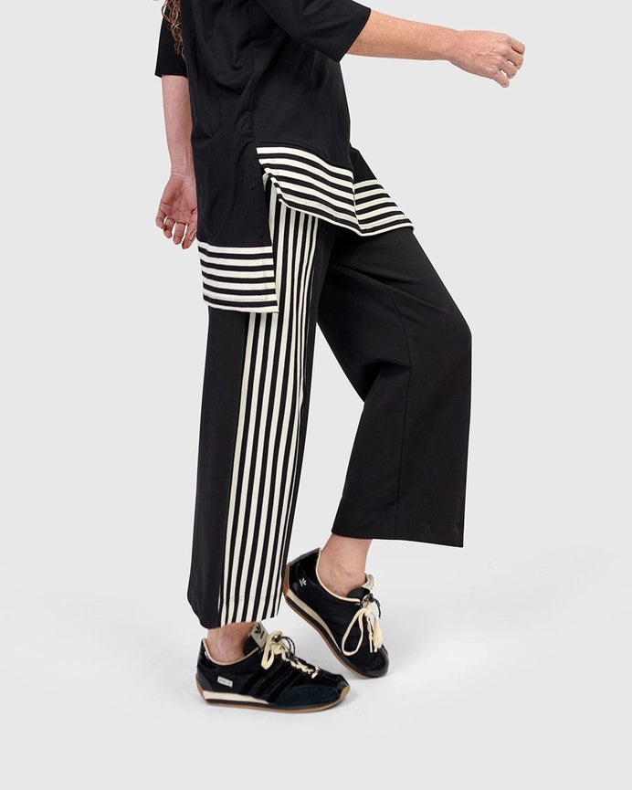 Olivia Lounge Pants, Stripe-Pants-Alembika-0 (US 4-6)-Stripes-Urbanheer