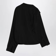One-Shoulder Lyocell Poplin Shirt for Breathable Comfort