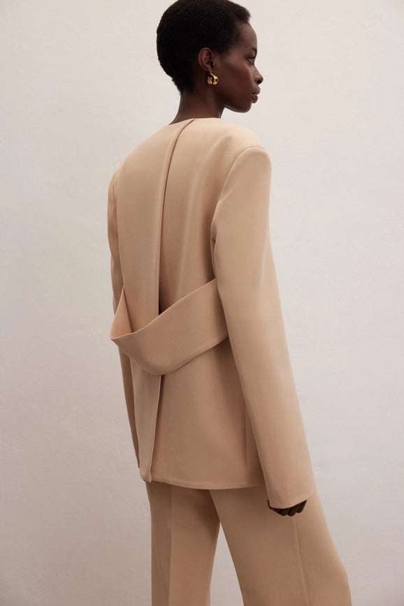 Onyx | Oversized Blazer Cream-Blazer-Le Cle-XS-Urbanheer