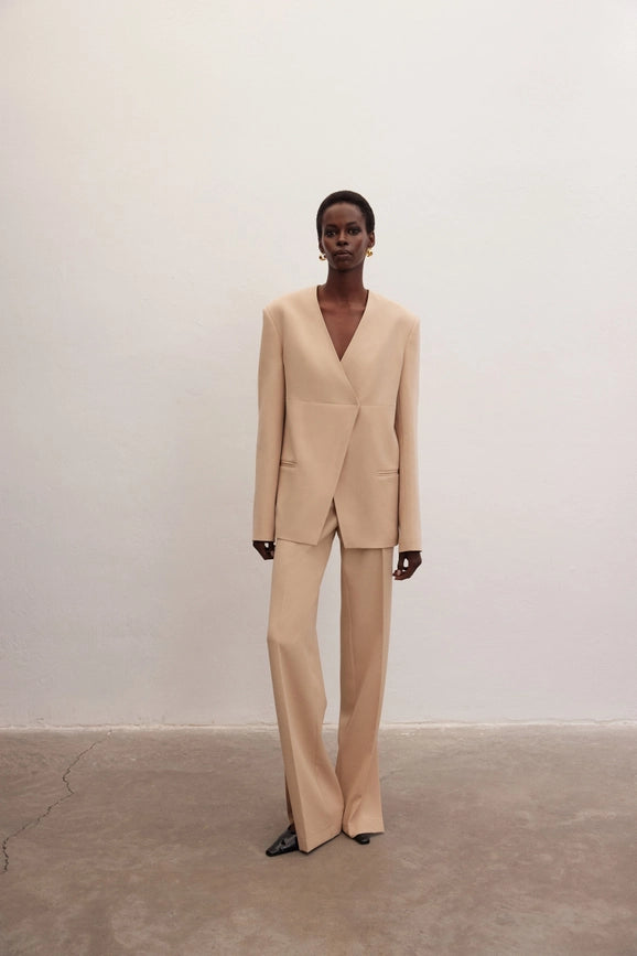 Onyx | Oversized Blazer Cream-Blazer-Le Cle-XS-Urbanheer