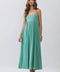 Open Back Tie Strap Detail Maxi Dress