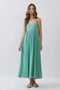 Open Back Tie Strap Detail Maxi Dress