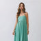 Open Back Tie Strap Detail Maxi Dress