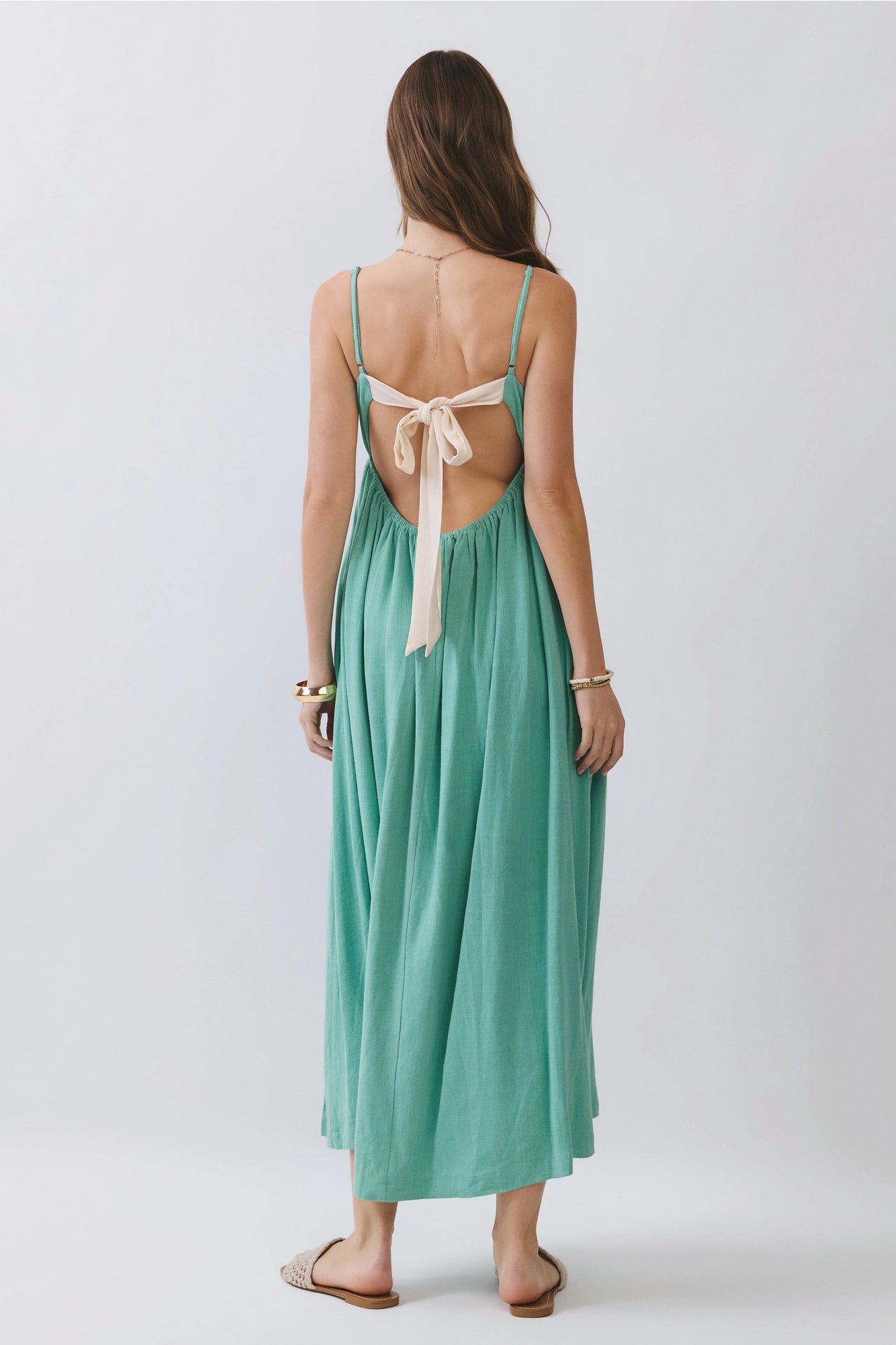 Open Back Tie Strap Detail Maxi Dress from TCEC exclusive at Open Back Tie Strap Detail Maxi Dress from TCEC exclusive at