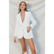 Open Front Blazer Off White-Blazer-Dress Forum-S-Urbanheer