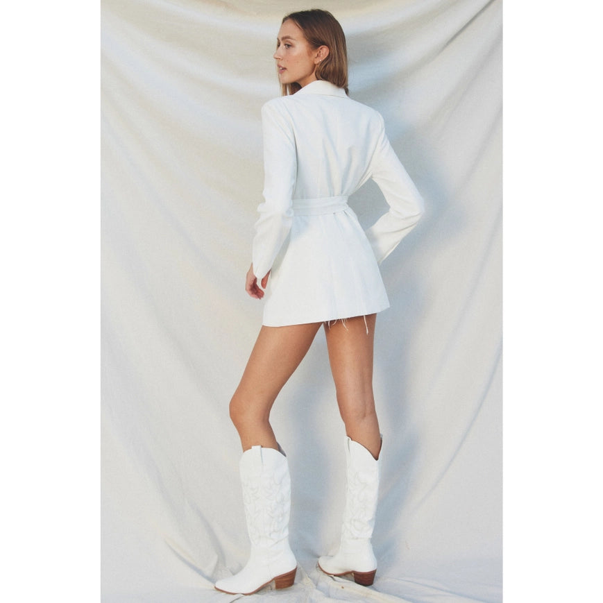 Open Front Blazer Off White-Blazer-Dress Forum-S-Urbanheer