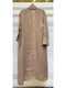 Open Long Lapel Duster w/ Button Detail At Side Camel-Duster-MILIO MILANO-S-Camel-Urbanheer