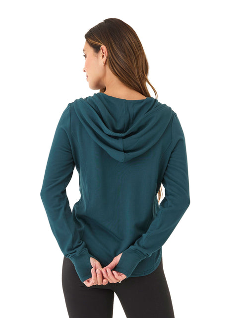 Ophelia Feather Fleece Zip Hoodie
