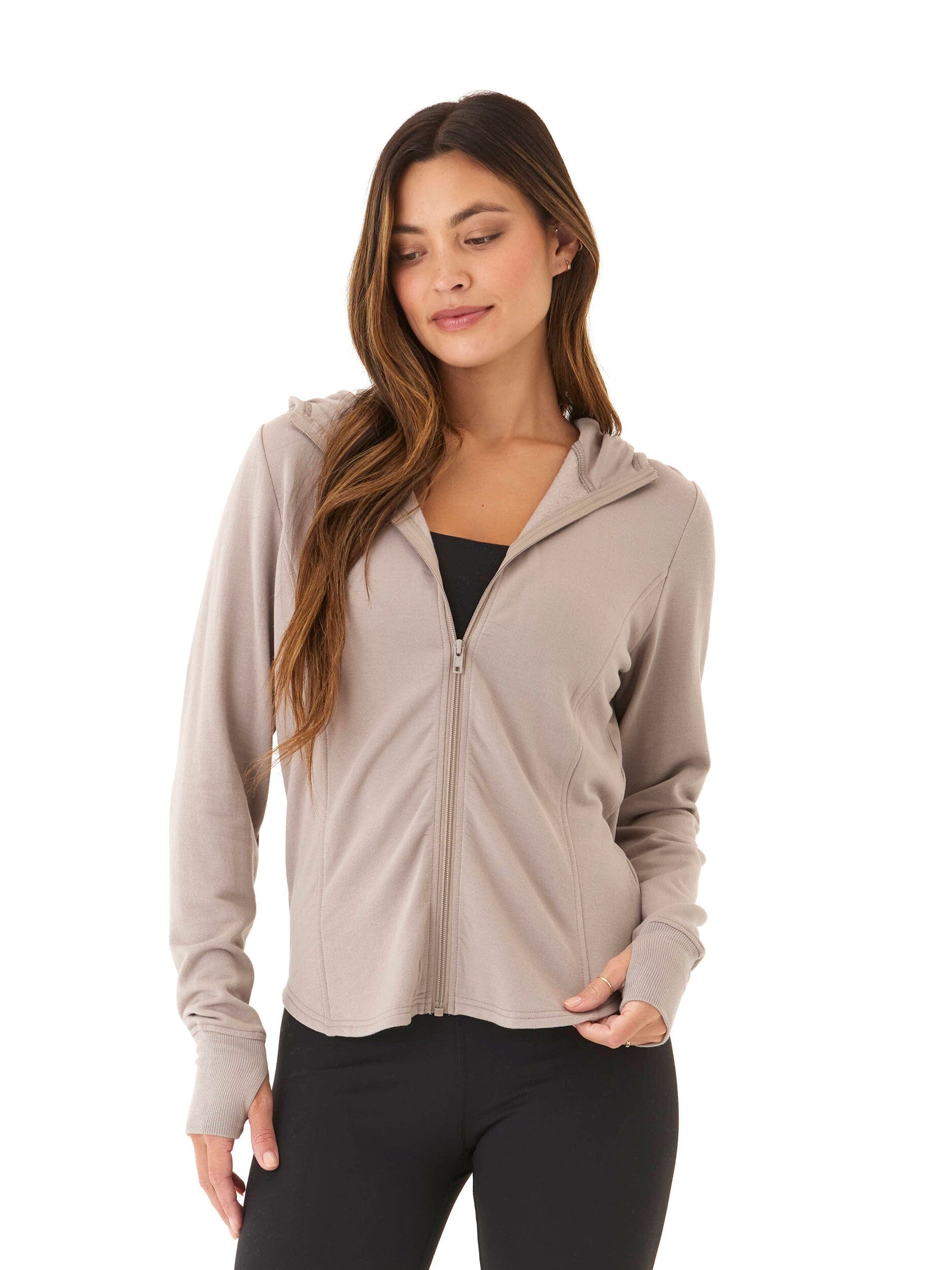 Ophelia Feather Fleece Zip Hoodie