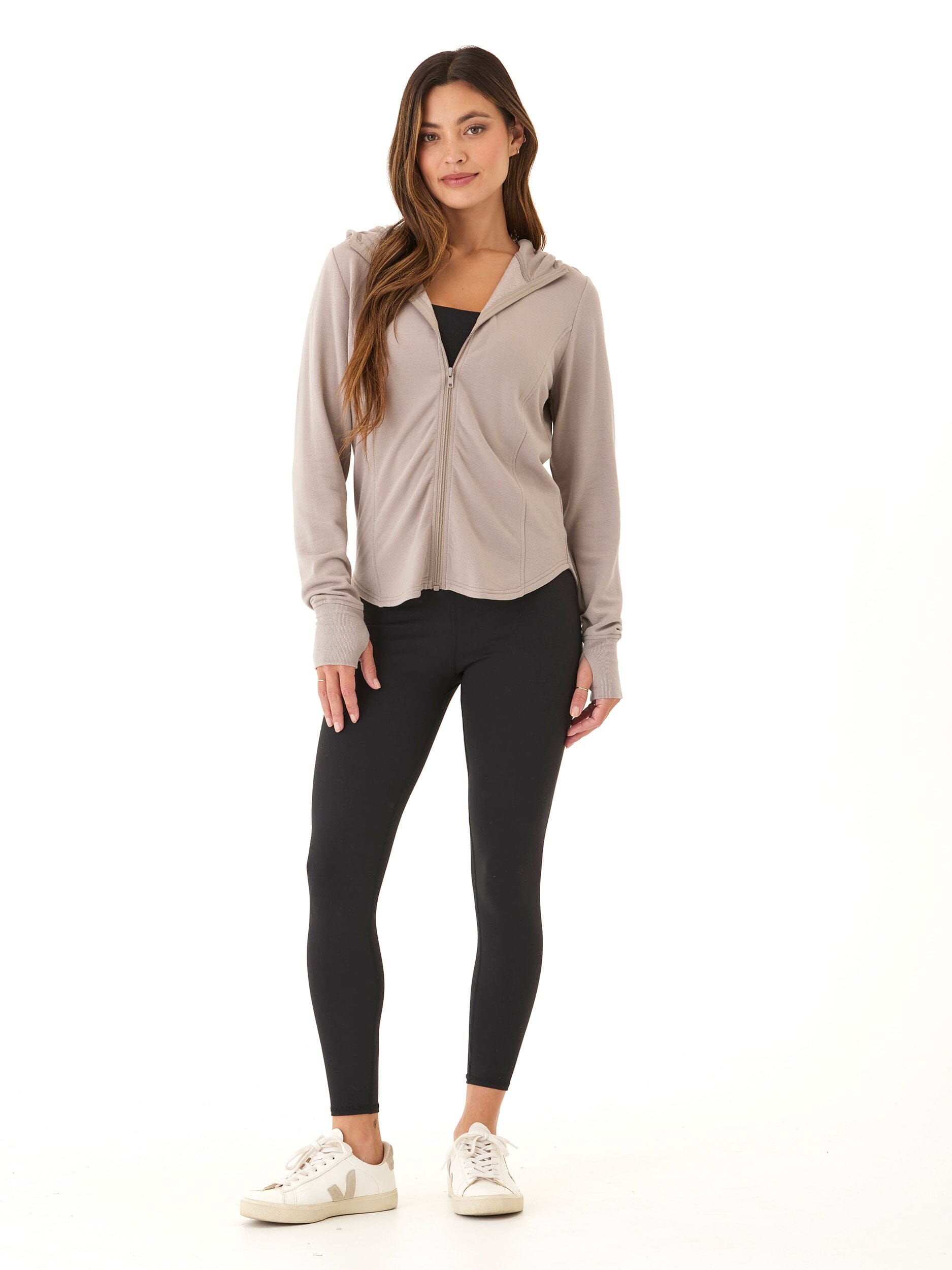Ophelia Feather Fleece Zip Hoodie